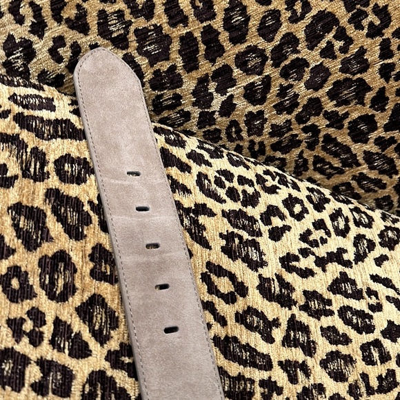 M.M. La Fleur Sedgwick Belt Taupe Suede - Picture 3 of 4